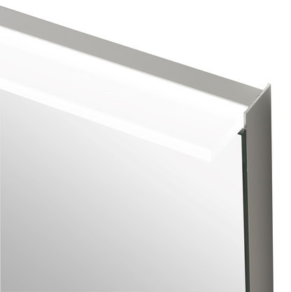 Edge Spiegel met LED-verlichting Boven