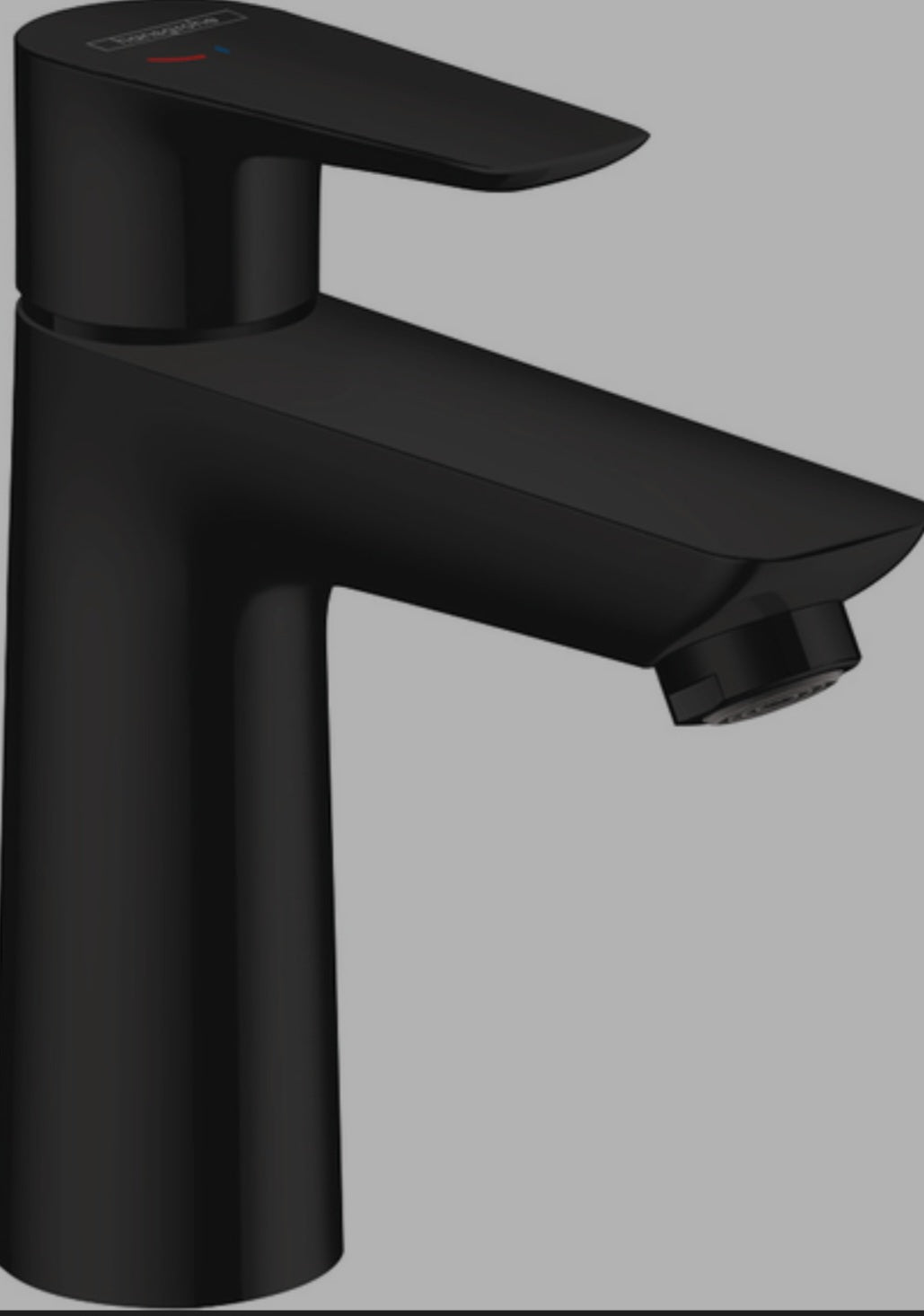 Hansgrohe Talis E 1-gats wastafelkraan coolstart z. waste  Delen voorsprong 11.2cm | mat zwart