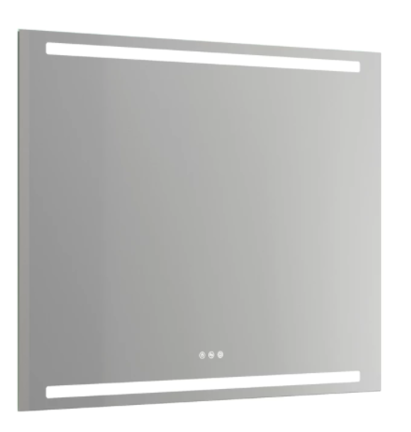 Wandspiegel Met LED-Verlichting Boven en Onder
