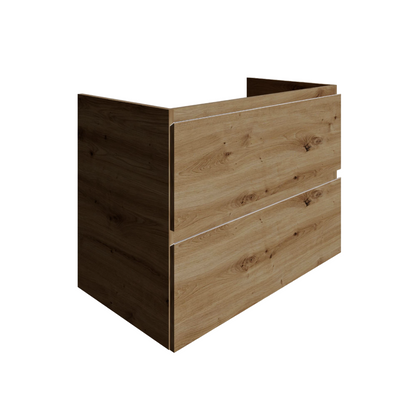 Kansas Vintage Oak wastafelonderkast met wastafel naar keuze