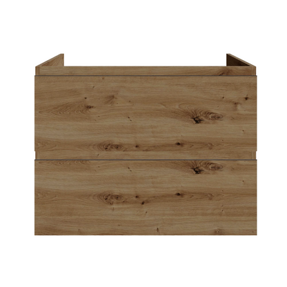 Kansas Vintage Oak wastafelonderkast met wastafel naar keuze