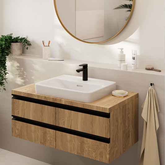 Hansgrohe Vernis Blend 1-gats wastafelkraan 100