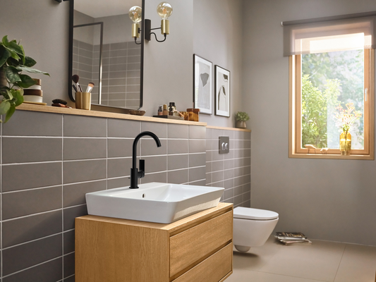 Hansgrohe Rebris E 1-gats wastafelkraan 210 m. draaibare uitloop